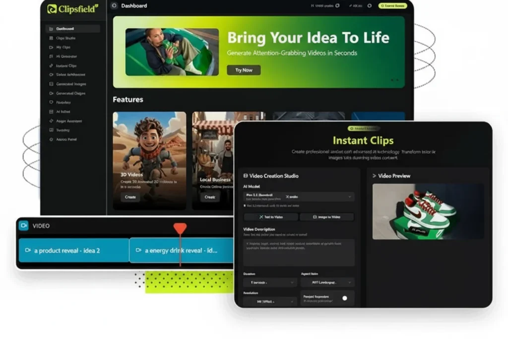 ClipsField AI review Dashboard